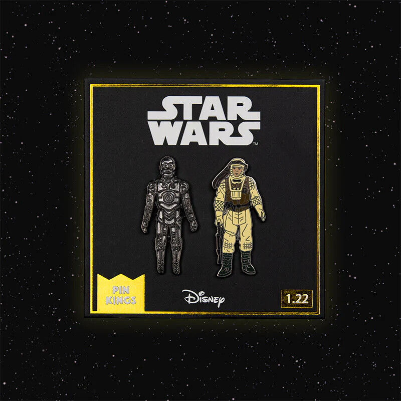 Pin Kings Star Wars Enamel Pin Badge LUKE DARTH CHUWBACCA LUCAS DISNEY OFFICIAL