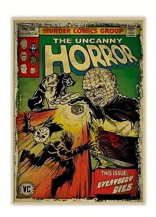 HORROR MOVIE Wall Art Movie Poster Print Picture NIGHTMARE ELM STREET JASON X