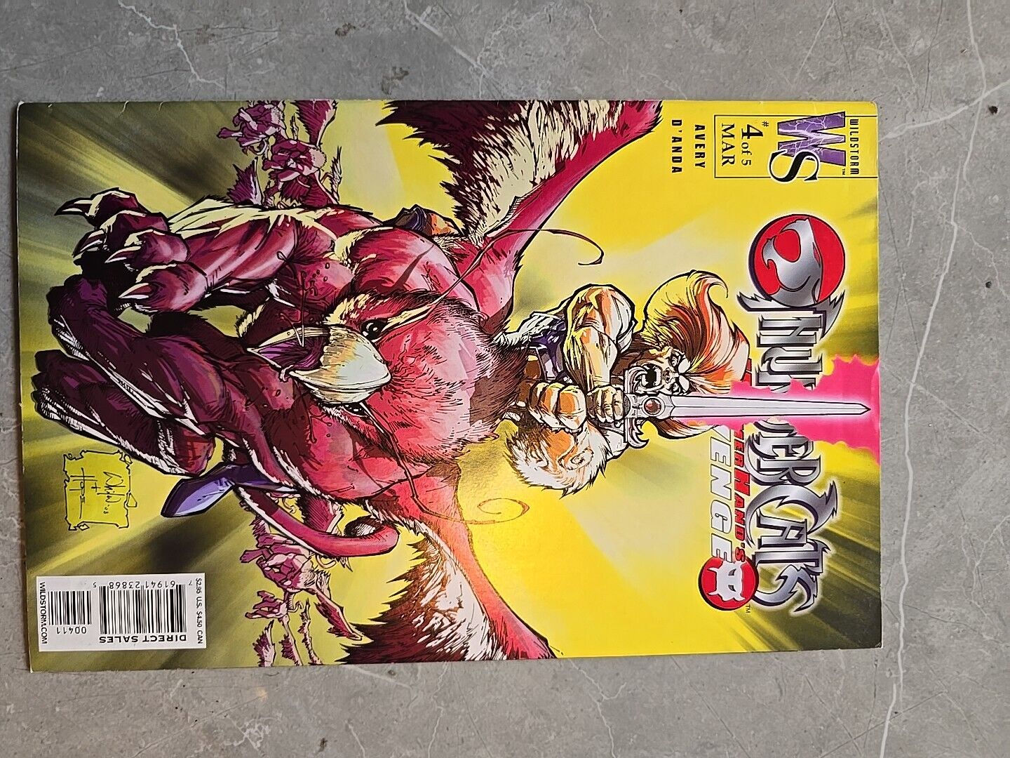 ThunderCats HammerHands Revenge 1-5 Complete Series Set 2003 Wildstorm Comic Lot