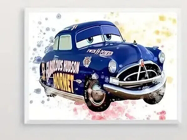 PIXAR CARS Canvas Wall Art Movie Poster Print Picture Retro DISNEY KIDS RUSTY