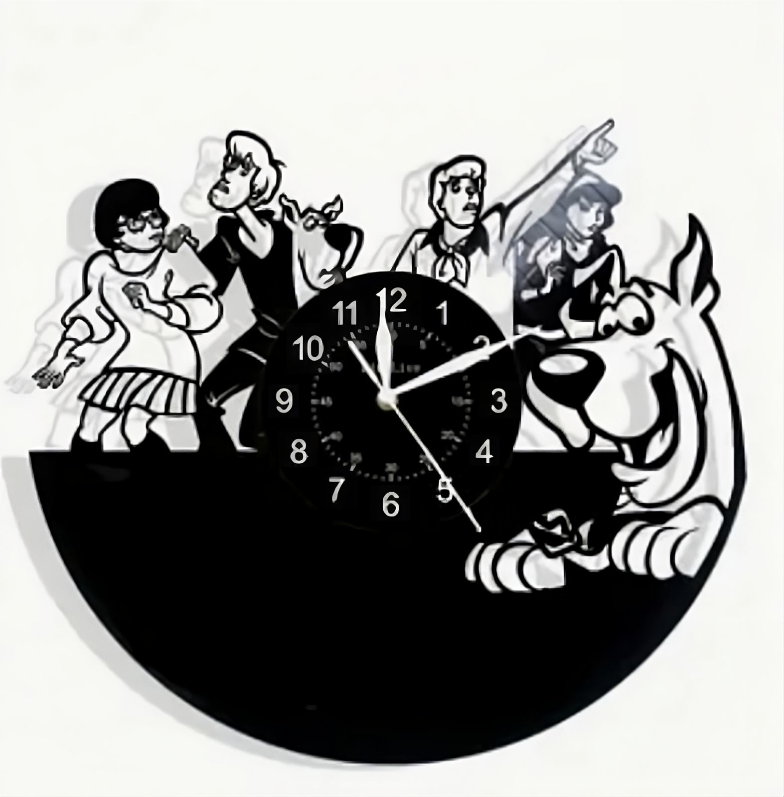 Scooby Doo Vinyl Record Wall Clock Gift Surprise Ideas Friends Decor Wall Art 2