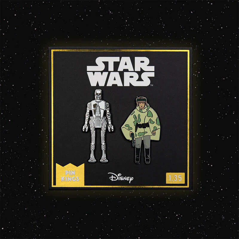 Pin Kings Star Wars Enamel Pin Badge LUKE DARTH CHUWBACCA LUCAS DISNEY OFFICIAL