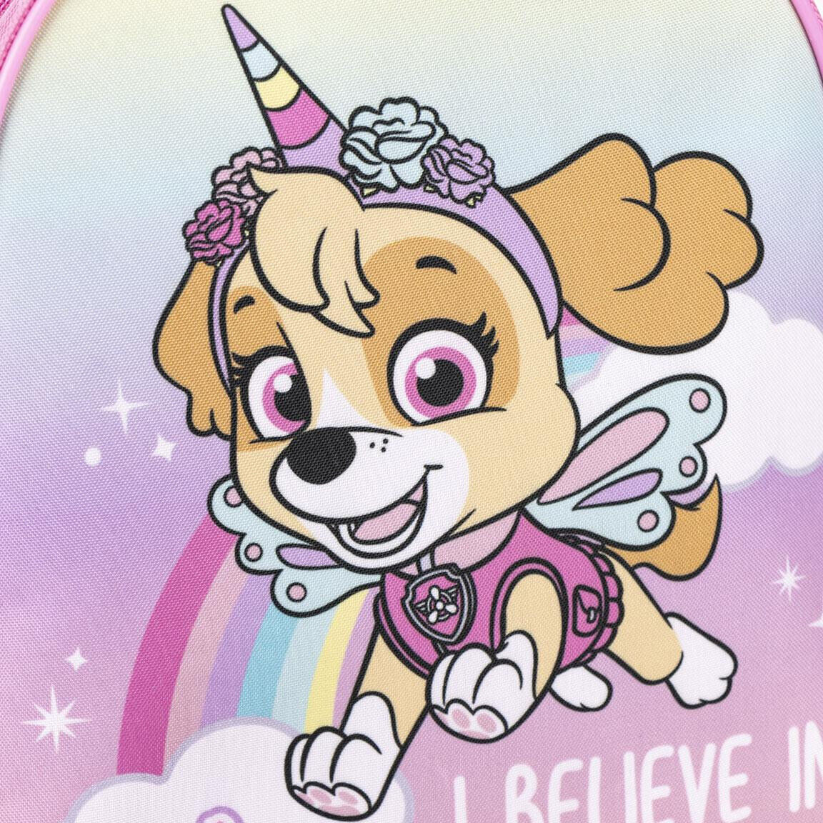 Girls Pink Paw Patrol Skye I Believe In Unicorns School Backpack Rucksack Bag