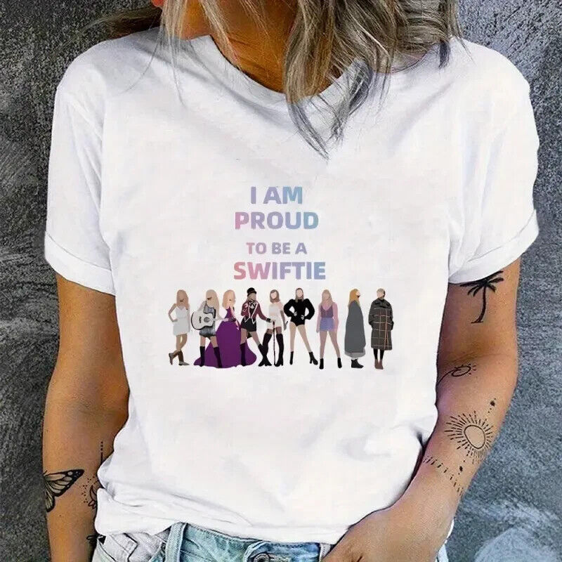 TAYLOR SWIFT I AM PROUD TO BE A SWIFTIE Clothes Patch Heat Transfer Thermal DIY