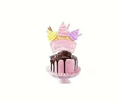 Ice Cream Balloon Party Birthday Decorations Boys Balloons Pastel Pink Purple