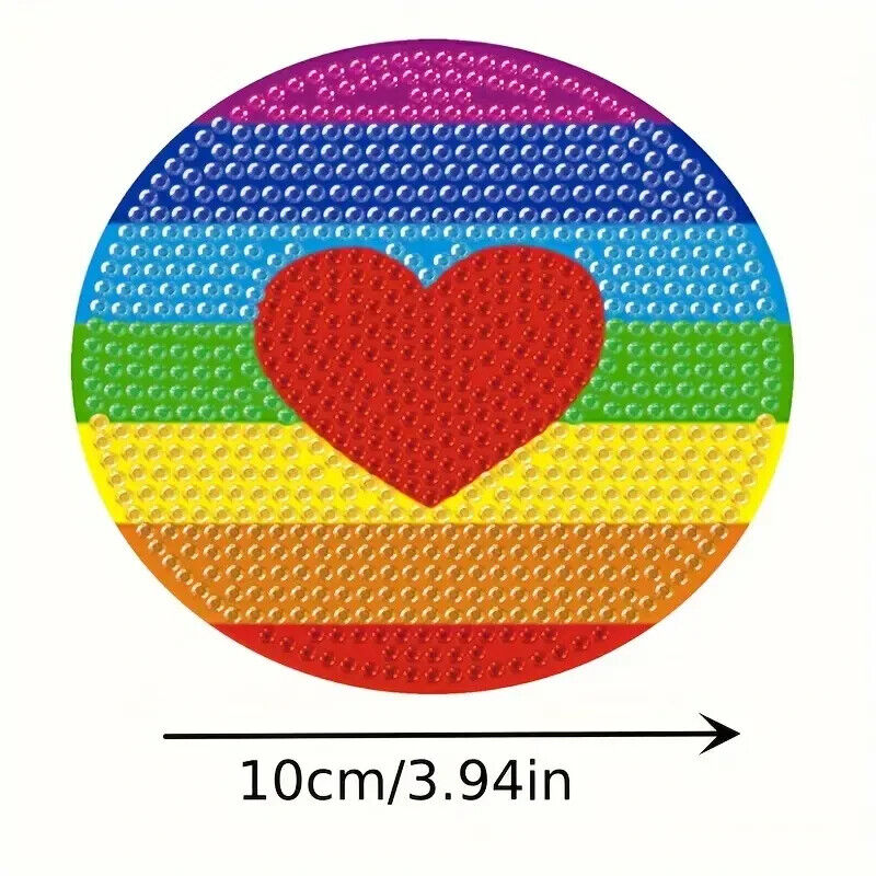 LGBT PRIDE GAY Diamond Painting Art Coffee Coaster SET Cup DIY Kits Xmas Gifts