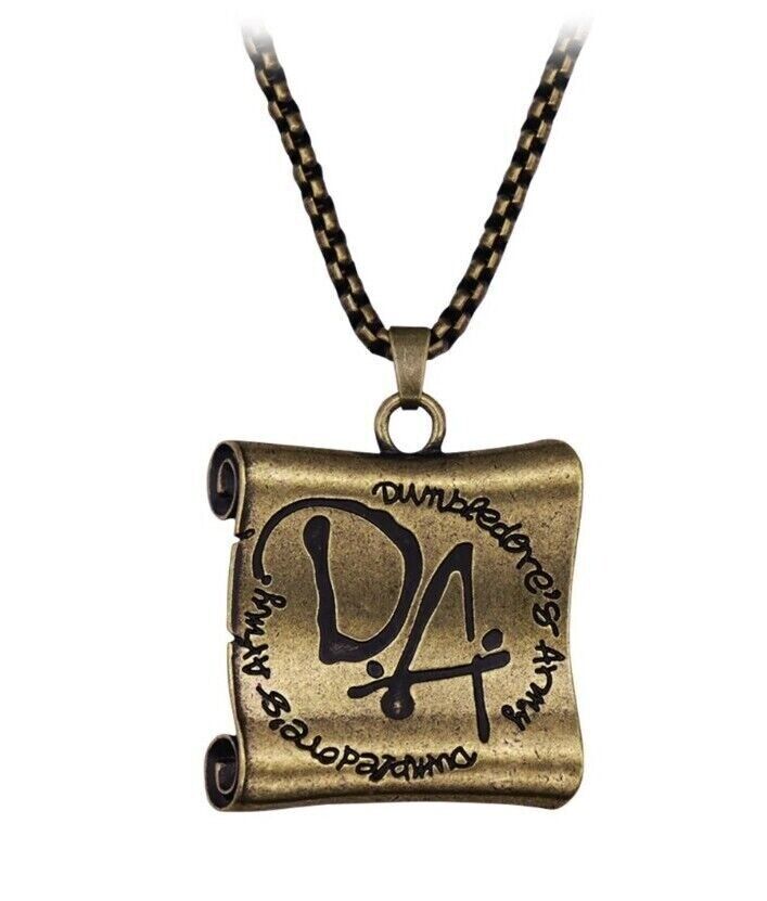 LIMITED EDITION Harry Potter Dumbledores Army Necklace Pendant Accessory CHAIN
