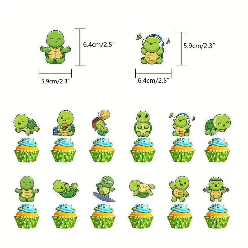 Turtle Balloon Party Birthday Decorations Boys Girls Balloons Gree Turtles