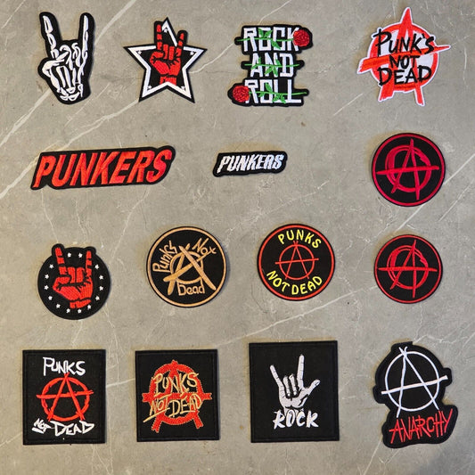 Anarchy patch Punk Biker Rocker iron sew on Button Sex Heavy Rock n roll Pistols