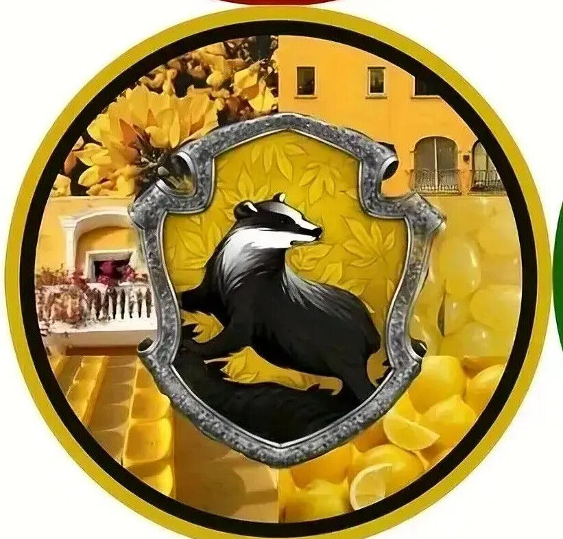 X LARGE Harry Potter Hogwarts House Crest Drink Coaster Table PARTY PLACEMAT