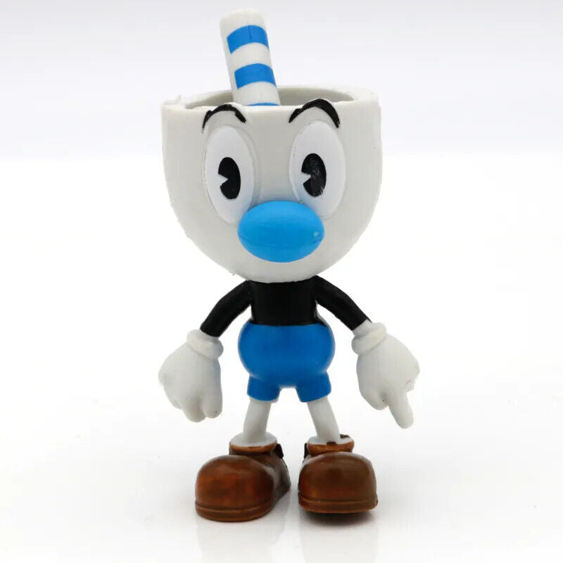 Cuphead Mugman Series Anime Game 3.7" Action Figure Model Toys KING DICE SERIES