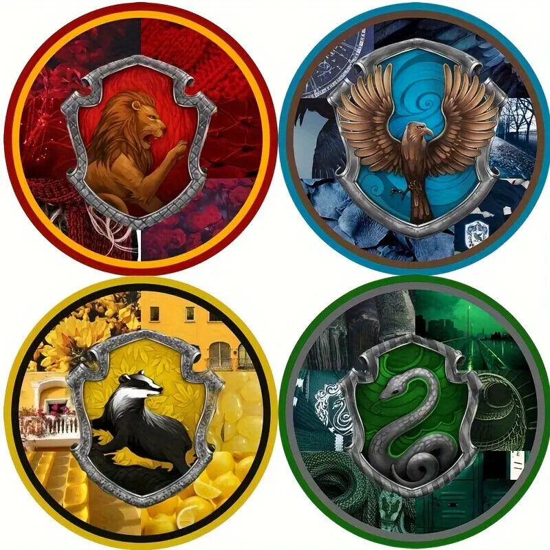 X LARGE Harry Potter Hogwarts House Crest Drink Coaster Table PARTY PLACEMAT