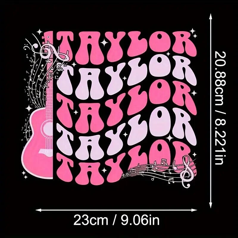TAYLOR SWIFTIE Sticker Clothes Patches Heat Transfer Thermal DIY T-Shirt swift 2