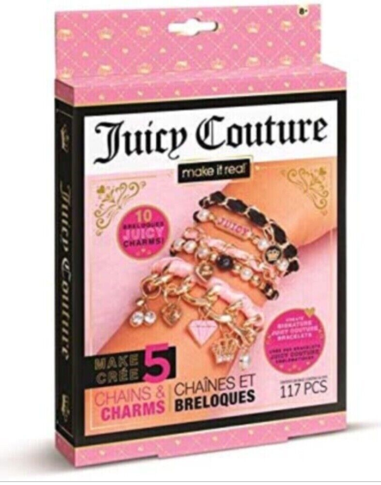 Juicy Couture Make It Real Chains And Charms Jewellery Bracelet Teen Creative