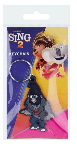 Sing 2 Official Licensed Movie Film Keyring Keychains JONNY GUNTER BUSTER ASH