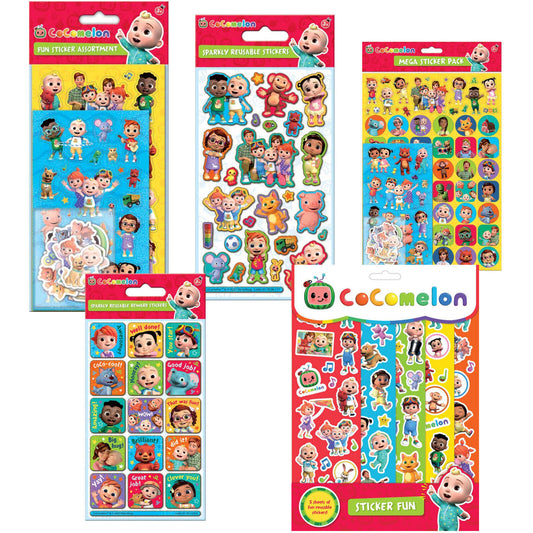 CoComelon STICKERS FOILE LARGE SMALL COULOURING BOOKS PAD JUMBO YOU CHOOSE
