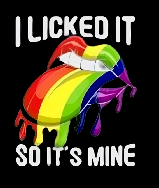 LGBT PRIDE COLOURFUL RAINBOW IRON-ON TRANSFER BAG TSHIRT DESIGN LOVE GAY LIPS