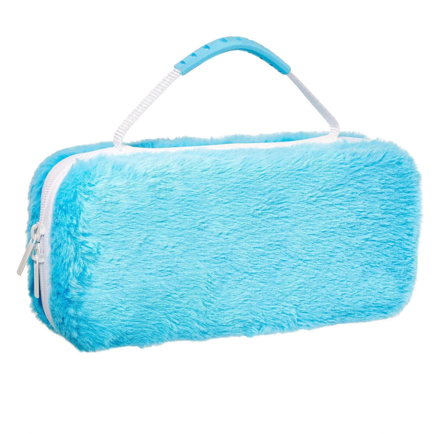 Nintendo Switch ERIC Unicorn Blue Fluffy Carry Case Hard Shell Travel Case