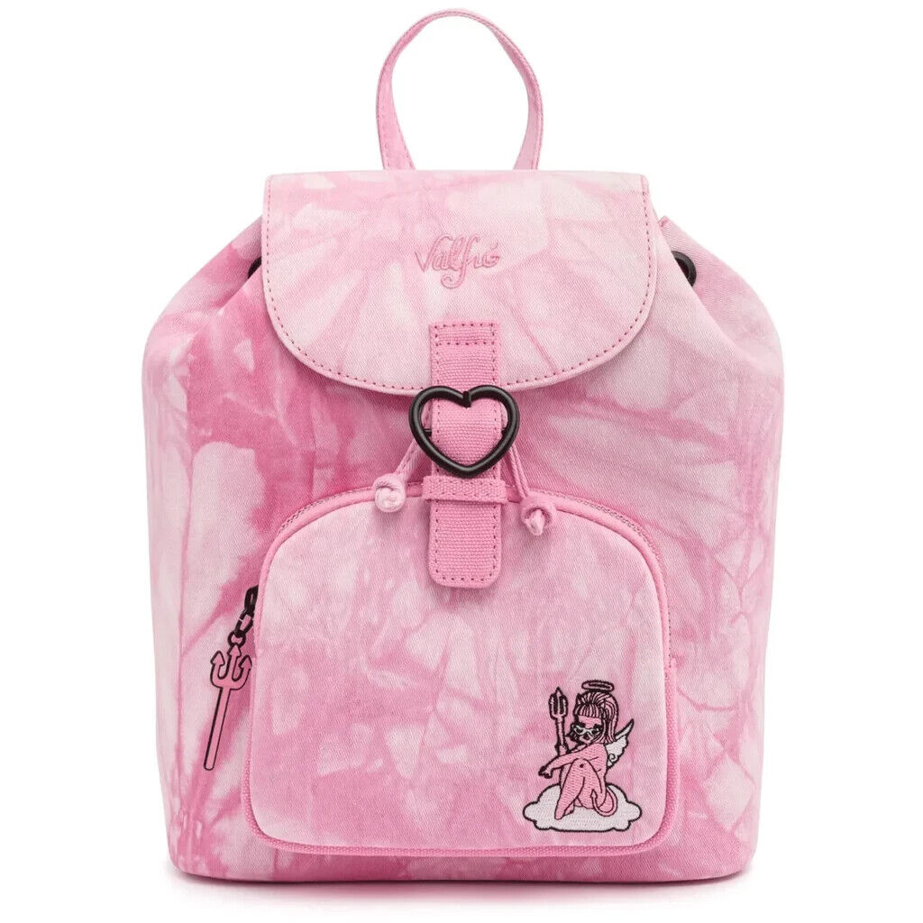 Loungefly Valfre Pink Dye Angel Double Strap Shoulder Bag ART MEXICAN CPNTEMPARY