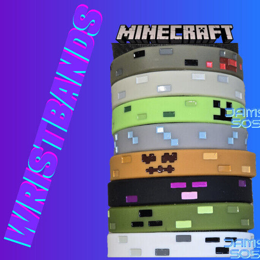 Pixel Minecraft Party Wristbands bracelet toy ps5 xbox wristband fortnite nds