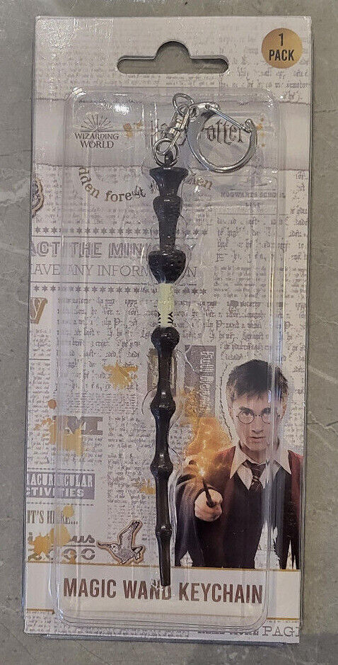 Harry Potter Wand Keyring Keychain Wizard Merchandise Emblems Gift Magic
