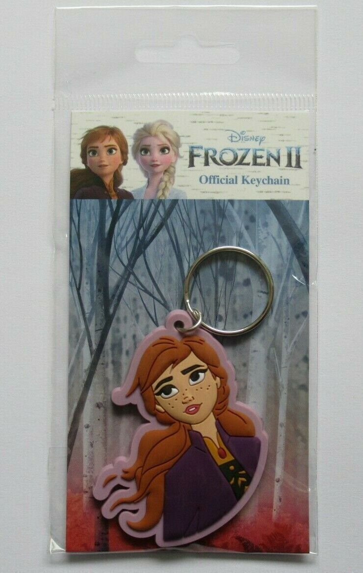 Disney 2D Keyrings/Keychains Frozen 2 Rubber  - 6 Assorted  (Select your Design)