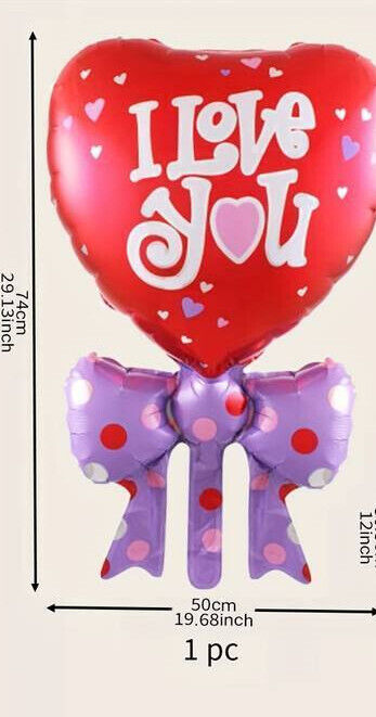 Valentines Day Balloons LOVE HEARTS Kit Heart I LOVE YOU Wedding Party BOYFRIEND