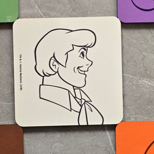 Scooby Doo VELMA SHAGGY Coaster Retro TV Drinks Mat Home Office Kitchen Gift