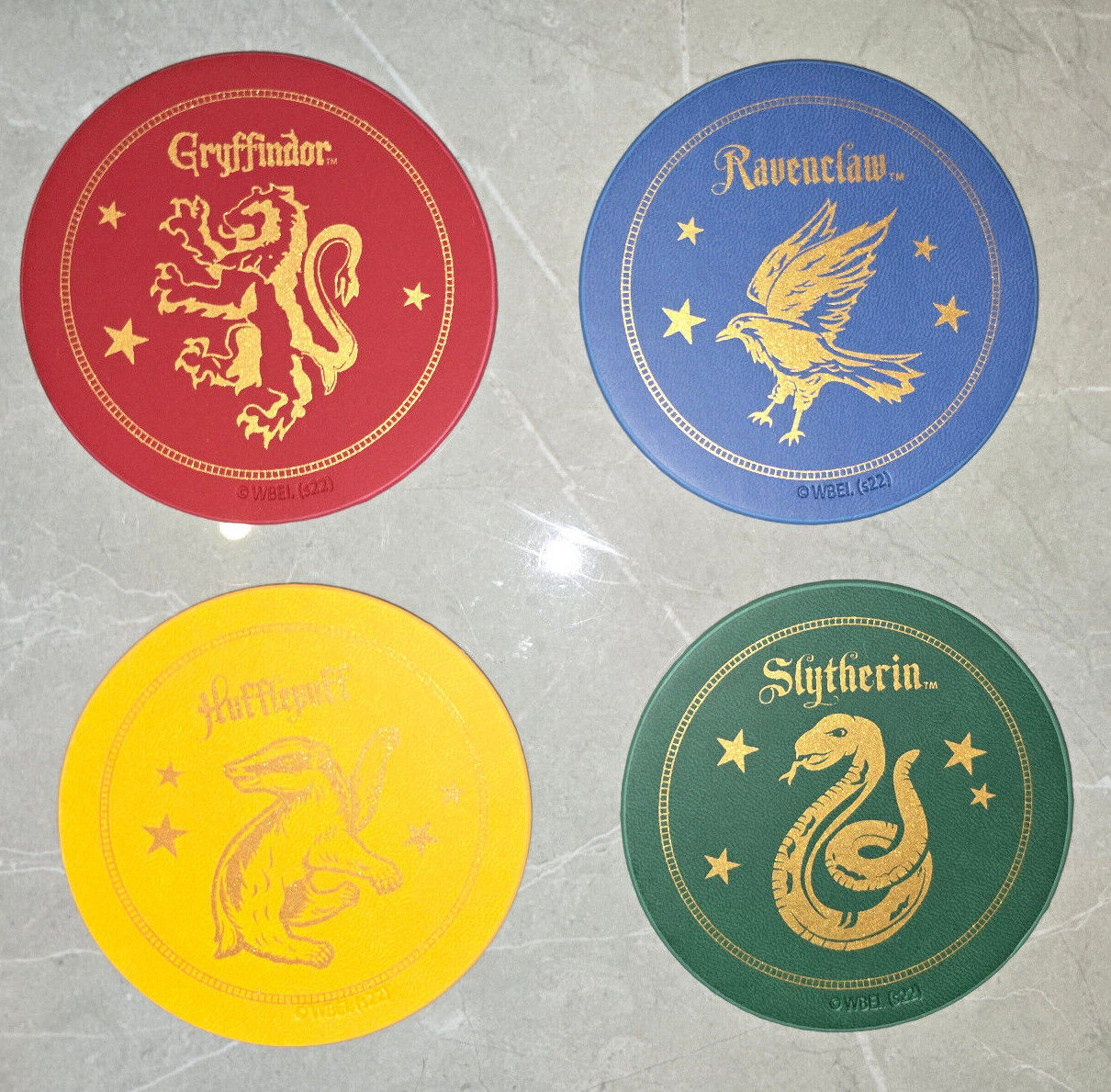 Harry Potter Hogwarts House Crest Drink Coaster Table CAR PARTY PRESANT SERIES 3