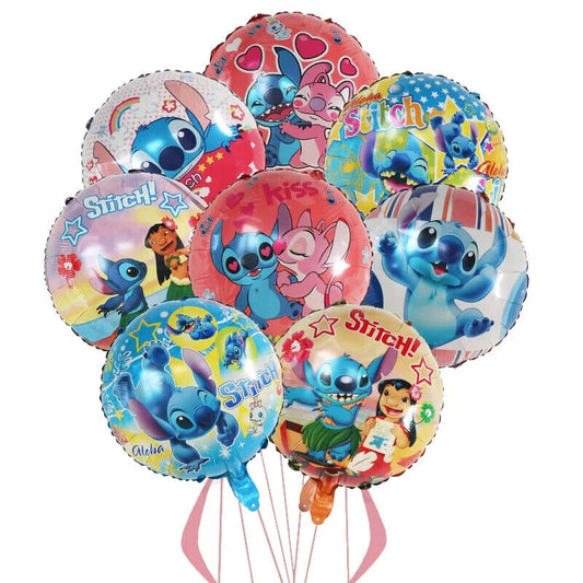 Stitch foil Balloons Birthday 18 inch party aluminum Angel Lilo balloons