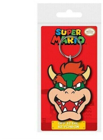 Official Nintendo Super Mario 2D Keyring Keychain Princess Toad Yoshi Bowser