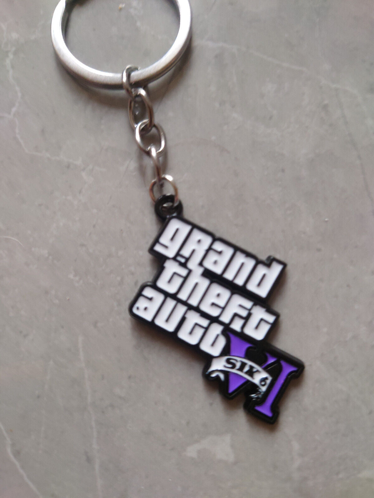 GTA VI Keyring Keychain comes Brand New ps5 ps4 xbox xbox1 grand theft auto