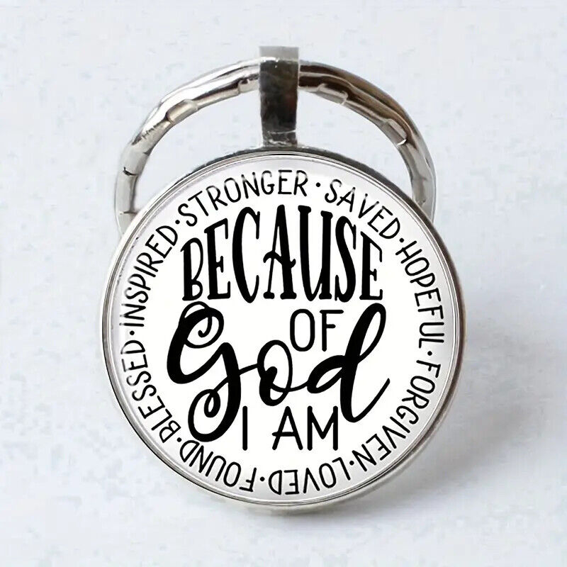 ALL THINGS THROUGH CHRIST WHO STRENGTHENS CHRISTIAN KEYRING KEYCHAIN SISTER GOD