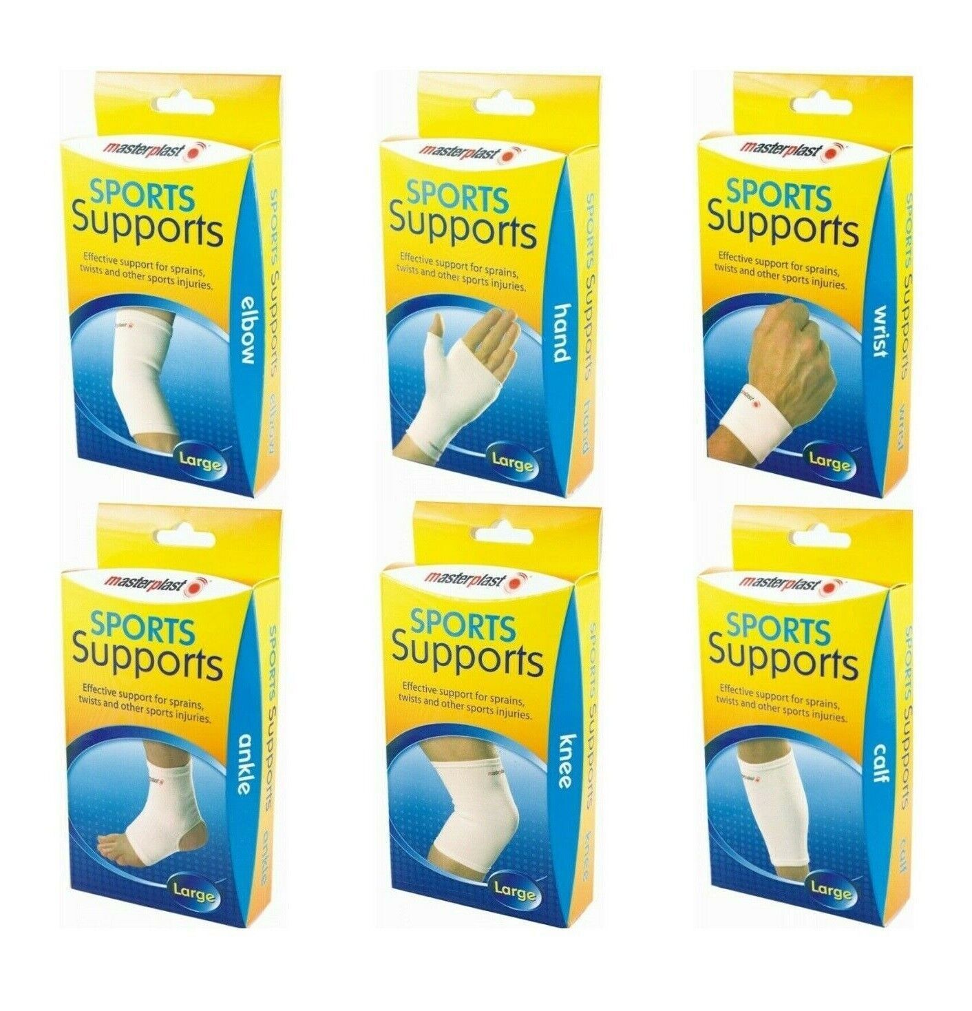 Support Bandage Ankle Elbow Knee Wrist Calf Compression Elastic Arthritis Wrap