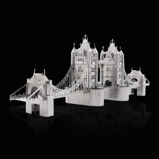 LARGE Tower Bridge London 3D Miniature Self Assembly Metal Model DIY Kit ENGLAND