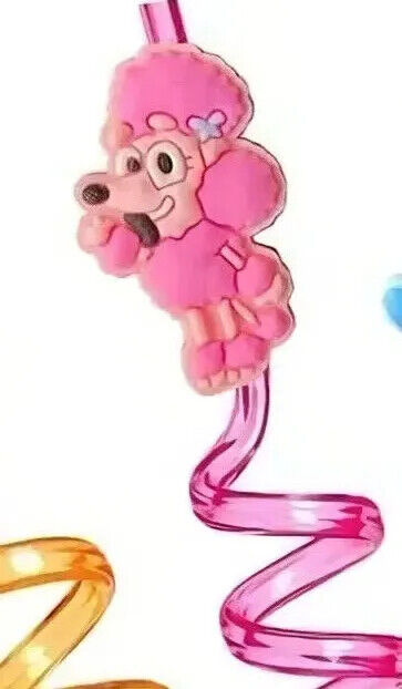 BLUEY NOVELTY CURLY STRAWS STRAW LUCKY BINGO SHAZAM CHLOE COCO CHILLI CBEEBIES
