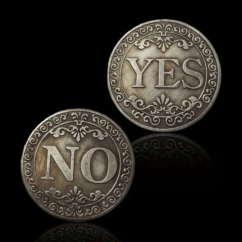 Yes or No Lucky Coin novelty gift Gothic Decision prediction xmas ANCIENT PAGEN