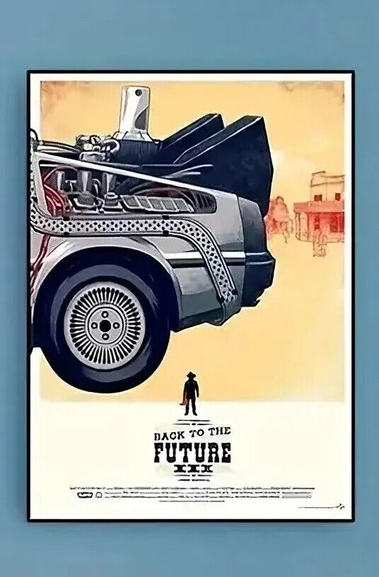 BACK TO THE FUTURE PART 1 2 3 CANVAS Film Movie Art Wall PRINT Actor COMIC RETRO