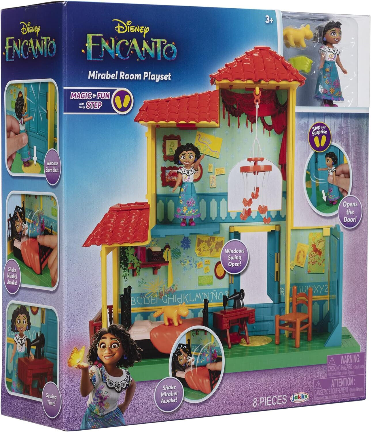 Disney Encanto Mirabel Room Mini Doll Playset with Accessories