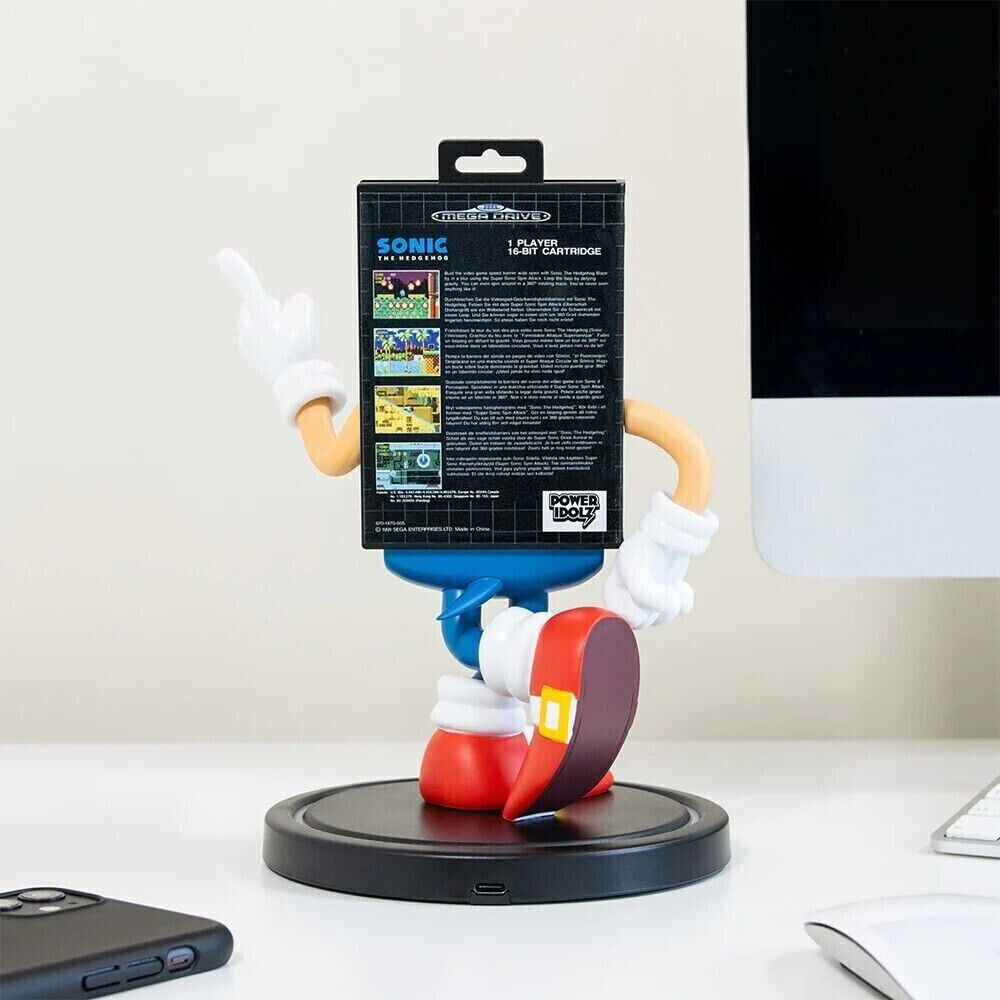 Power Idolz-Wireless Charger Phone Holder by Numskull - Sonic The Hedgehog SEGA 