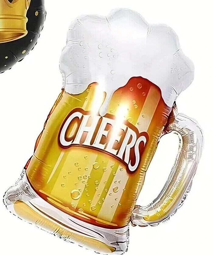 Large Foil Balloons Party Decorations Cheers Whiskey Corona Bottle Balloon Beer
