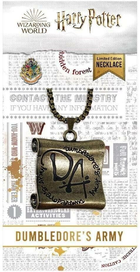 LIMITED EDITION Harry Potter Dumbledores Army Necklace Pendant Accessory CHAIN