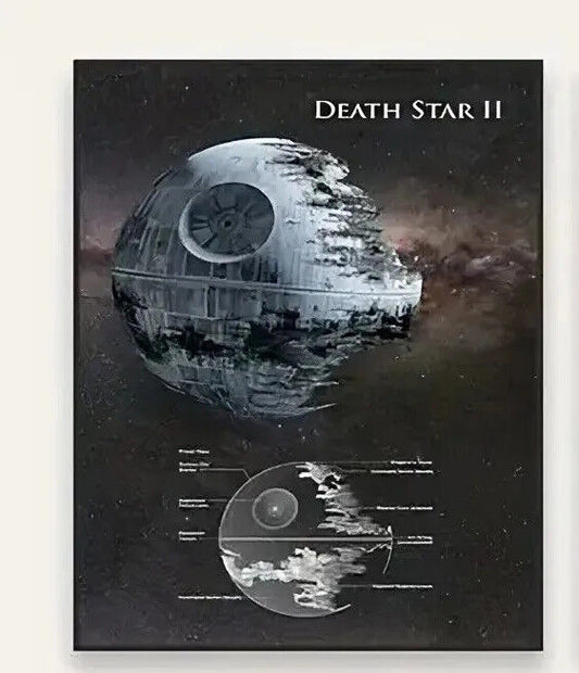 Star WARS Canvas Wall Art Movie Poster Print DISNEY DEATH STAR FALCON DESTROYER