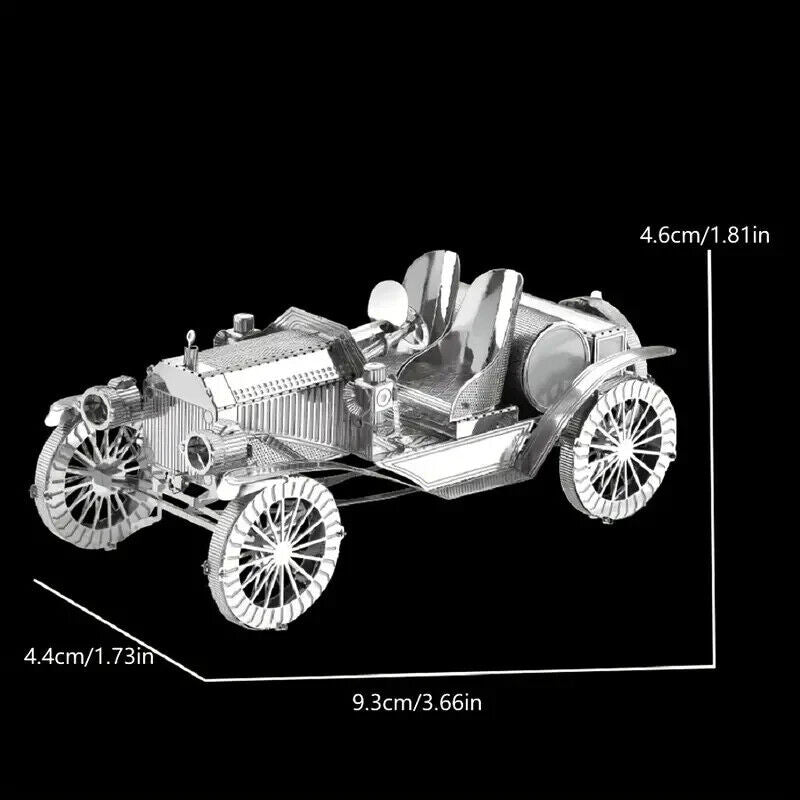 VINTAGE Classic Car 3D Metal Puzzle Model Building Kits DIY Assemble JigsaW