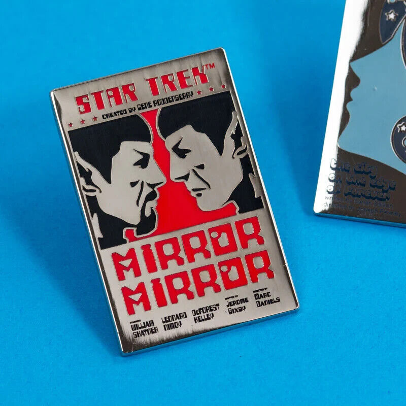 PIN KINGS STAR TREK ENAMEL PIN SET 1.1 MIRROR, MIRROR & THE CITY ON THE EDGE