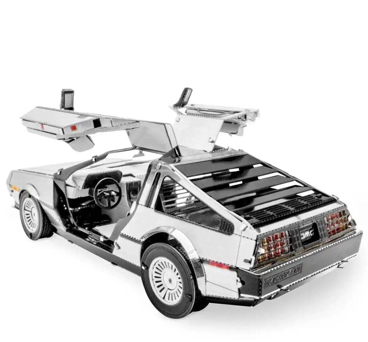 Delorean 3D Self Assembly Metal Model DIY Kit Back To The Future Car PUZZLE DOC