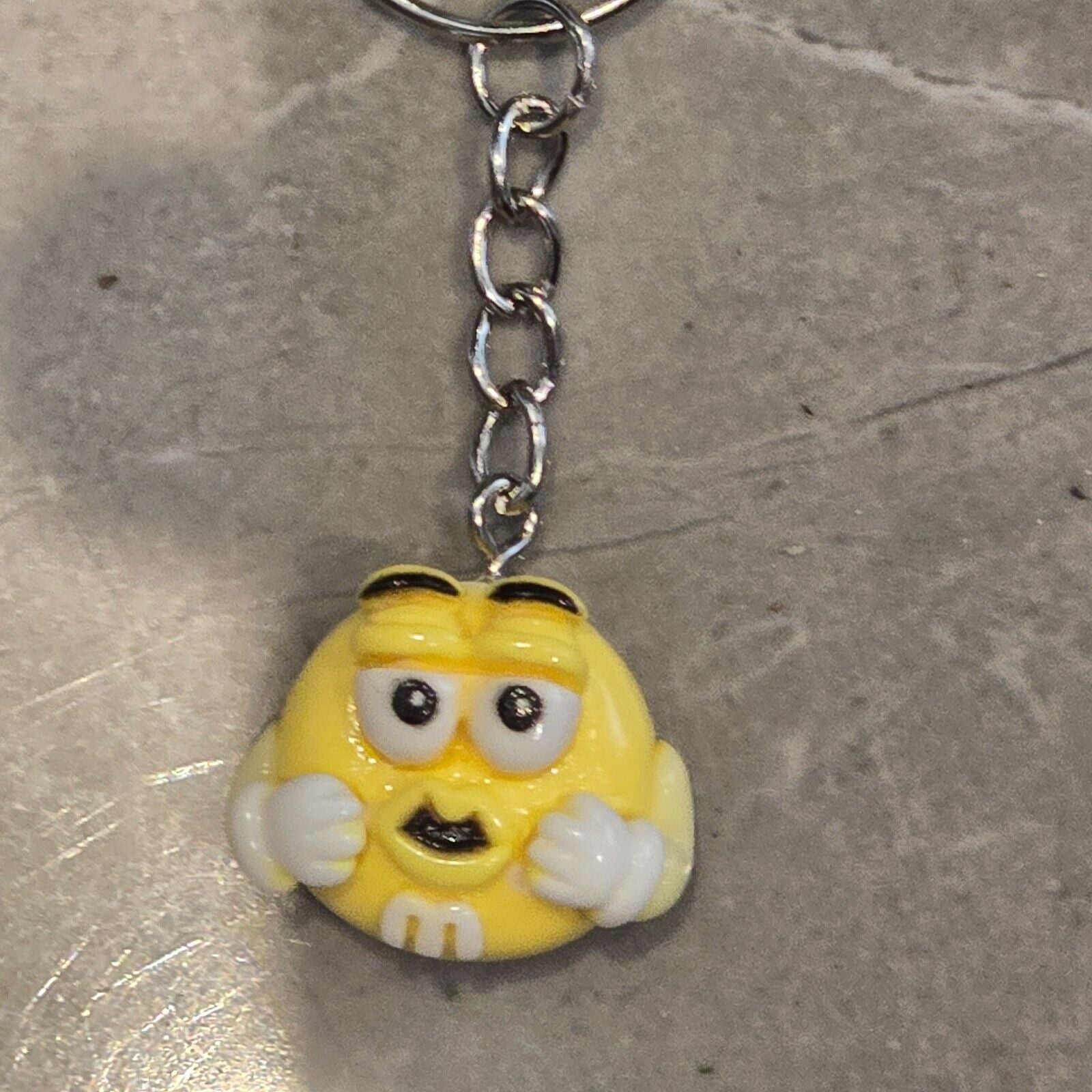 Novelty 3D Keyring Gift M&M Kids & Adult Birthday Charm MMs Chocolate key chain