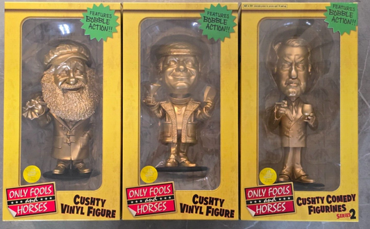 UNCLE ALBERT GOLD DEL BOYCIE Only Fools &Horses Cushty Vinyl Figure Bobble Head