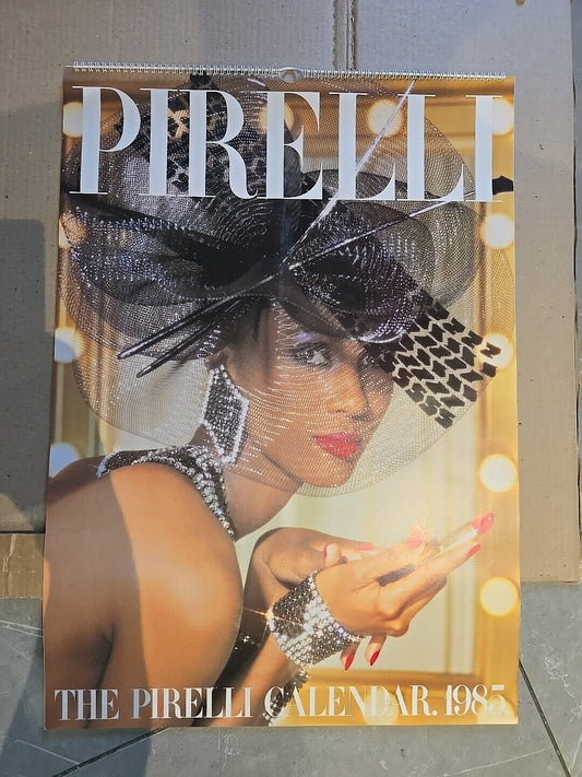 Vintage 1985 PIRELLI CALENDER Top 1980s Clothing Designer Conran Zandra Rhodes