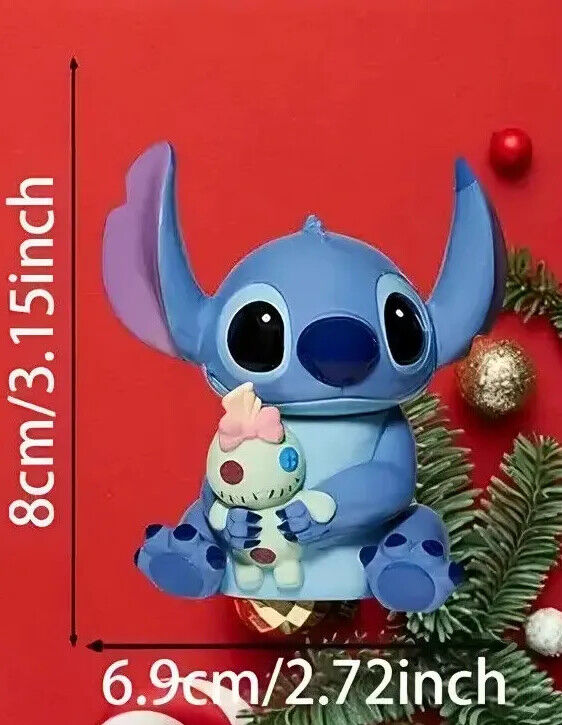DISNEY LILO & STITCH Tree Pendant Decoration XMAS KIDS ALOHA SANTA HAT